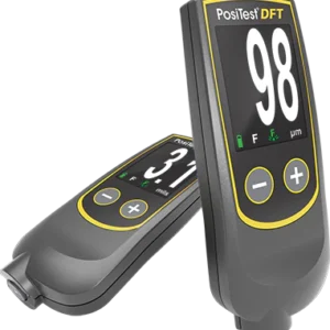 PosiTest DFT digital coating thickness gauge for measuring paint and coating thickness on metal surfaces.